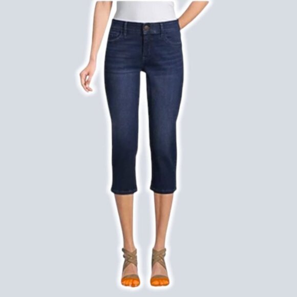 GUESS Emma Fit Medium Rise Ankle Skinny Capri Jean Sz 24 - Picture 1 of 5